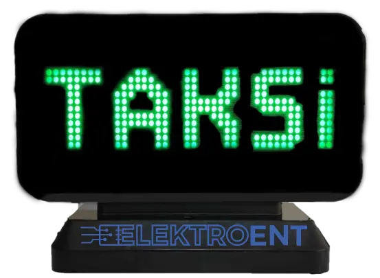 Durum Bildirimli Akıllı Taksi Tepe Lambası