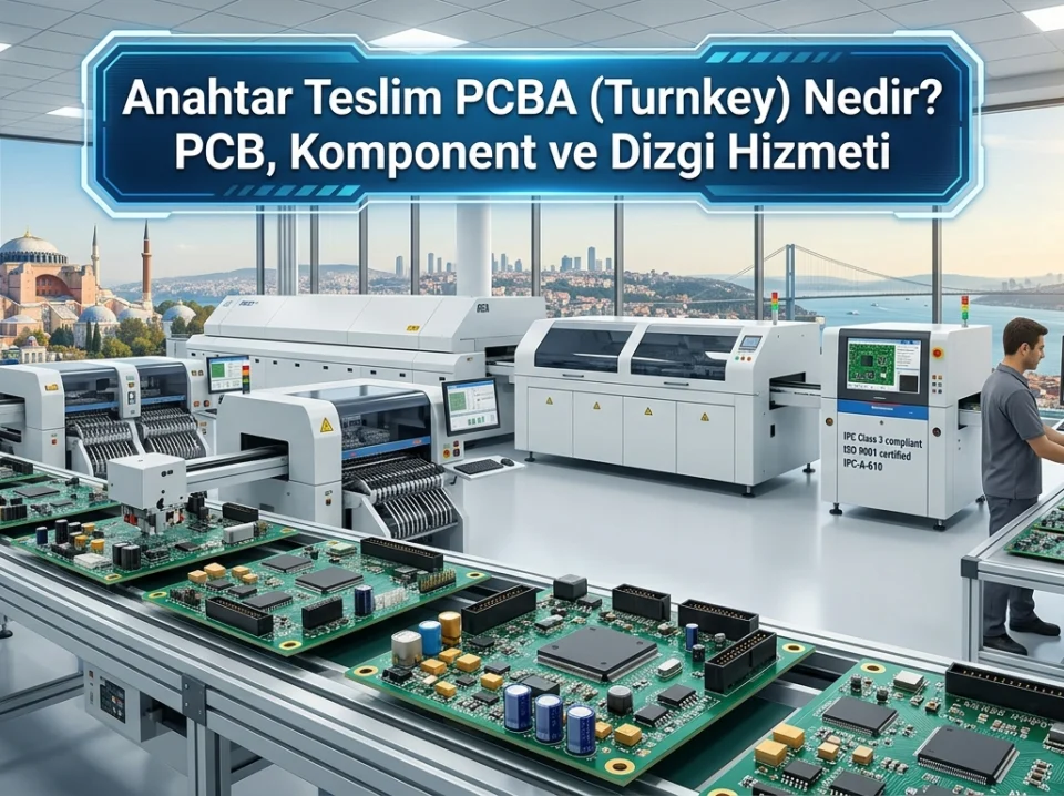 Anahtar Teslim PCBA (Turnkey) Nedir? PCB, Komponent ve Dizgi Hizmeti Anahtar Teslim PCBA (Turnkey) Nedir? PCB, Komponent ve Dizgi Hizmeti